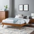 thumbnail image 1 of Modway Margo Queen MDF Wood and Rubberwood Platform Bed Frame in Walnut, 1 of 8