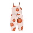 thumbnail image 2 of EGNMCR Girls' Jumpsuits & Rompers Toddler Baby Girl Jumpsuits Printing Strap Romper Pants With Pockets Kid Rompers, 2 of 9
