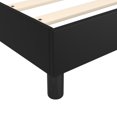 thumbnail image 5 of vidaXL Cadre de Lit Noir 100x203 cm Grand Lit Simple Simili-Cuir, 5 of 5