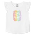 thumbnail image 1 of George Toddler Girls' Flutter Sleeve Tee, 1 of 2