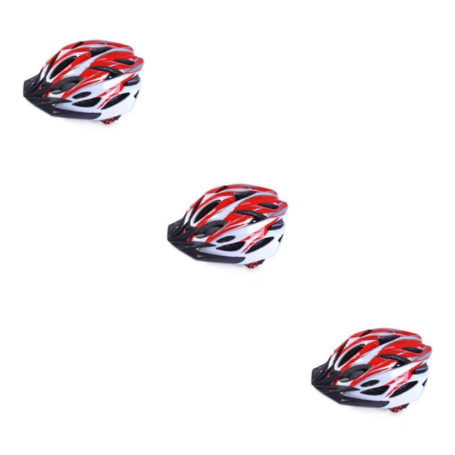 ZheElen PC Confortable Vélo pour Hommes - Léger Résistance à l'Air Réduite Résistance aux Impacts Réglable Sans Fardeau Conduite Rouge Blanc 3Ensemble