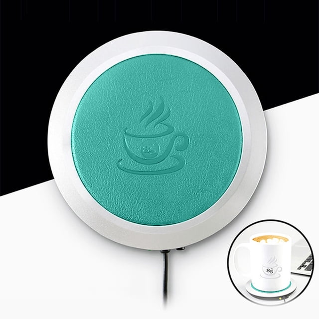 Fwttom Home Decor Constant Temperature Cup Pad Heating Cup Pad High Temperature Heater Smart Coffee Milk Heater Leather Warm Cup Pad