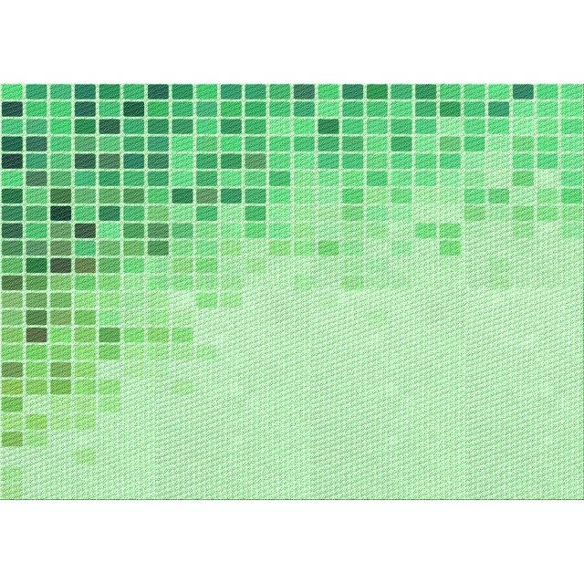 Ahgly Company Tapis Rectangulaire Lavable en Machine Intérieur Vert Transitionnel, 3 Pieds x 5 Pieds