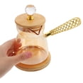 thumbnail image 4 of Heat-Resistant Glass Coffee Teapot With Extended Ergonomic Handle Pour-Over Brewing System Home Café Essential Vintage Style Hot Beverage Maker, 4 of 8