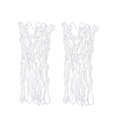 thumbnail image 1 of EeaseCA 2 PCS Night Glowing Luminous Basketball Net Nylon Braided Standard Professional Basketball Net Heavy Duty Thick Net Basketball Net (White), 1 of 7