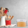 thumbnail image 2 of Bigersell Airtight Food Containers with Lids Deals Sturdy Kitchen Food Storage Containers Rectangular Shape Reusable Food Containers with Lids Plastic Plastic Food Containers, 2 of 6