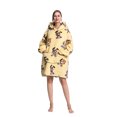 thumbnail image 1 of Oversized Wearable Blanket Hoodie For Adult Kids - Big Hooded Sherpa Junior Sweatshirt With Front Pocket, 1 of 5