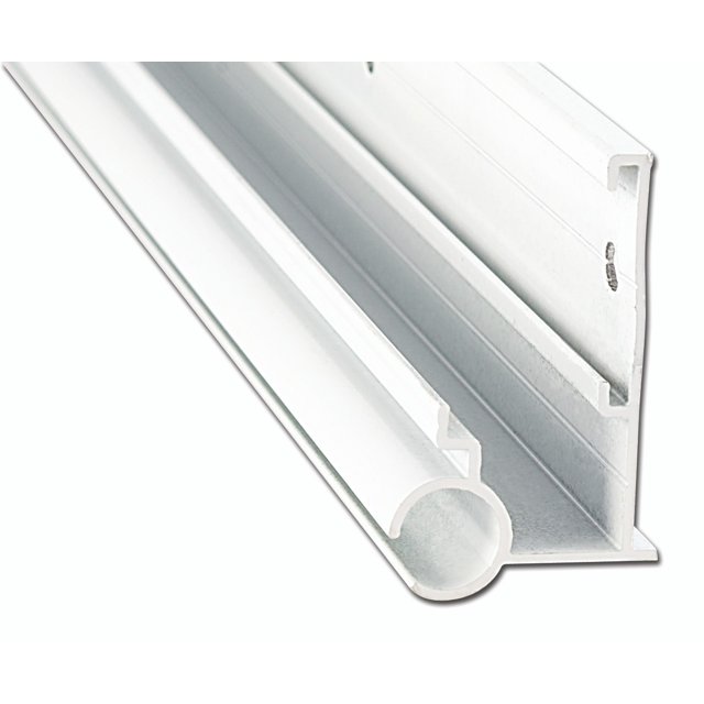 Rail de Store 021-56301-16 avec Insert Rail de Gouttière; Aluminium; Blanc Polaire