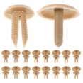 thumbnail image 4 of SHISUYAN 30 Pcs Clips de Retenue Pare-Chocs Attaches Rivets en Plastique Kit de Retenue Auto Pince Rivets Garniture de Porte Clips de Panneau Beige, 4 of 8