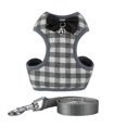 thumbnail image 1 of Dog Harness for Cats for Hiking Soft Air Mesh Vest for Small Dogs Cats (Gray,S), 1 of 7