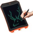 thumbnail image 1 of 8.5 Pouces Tablette Graphique pour les Enfants, Portable Réutilisable Effaçable Ewriter, Aîné Message Board, Doodle Board Écriture Numérique pour 5-9 Ans Garçons École (Orange), 1 of 8