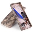 thumbnail image 1 of Classical Retro Fountain Pen Feather Dip Pen Writing Pen Gift Box for Christmas Valentine Blue, 1 of 12