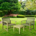 thumbnail image 3 of Patioflare Galena FSC Acacia Wood and Wicker Oversized Bistro Set, 3 of 6