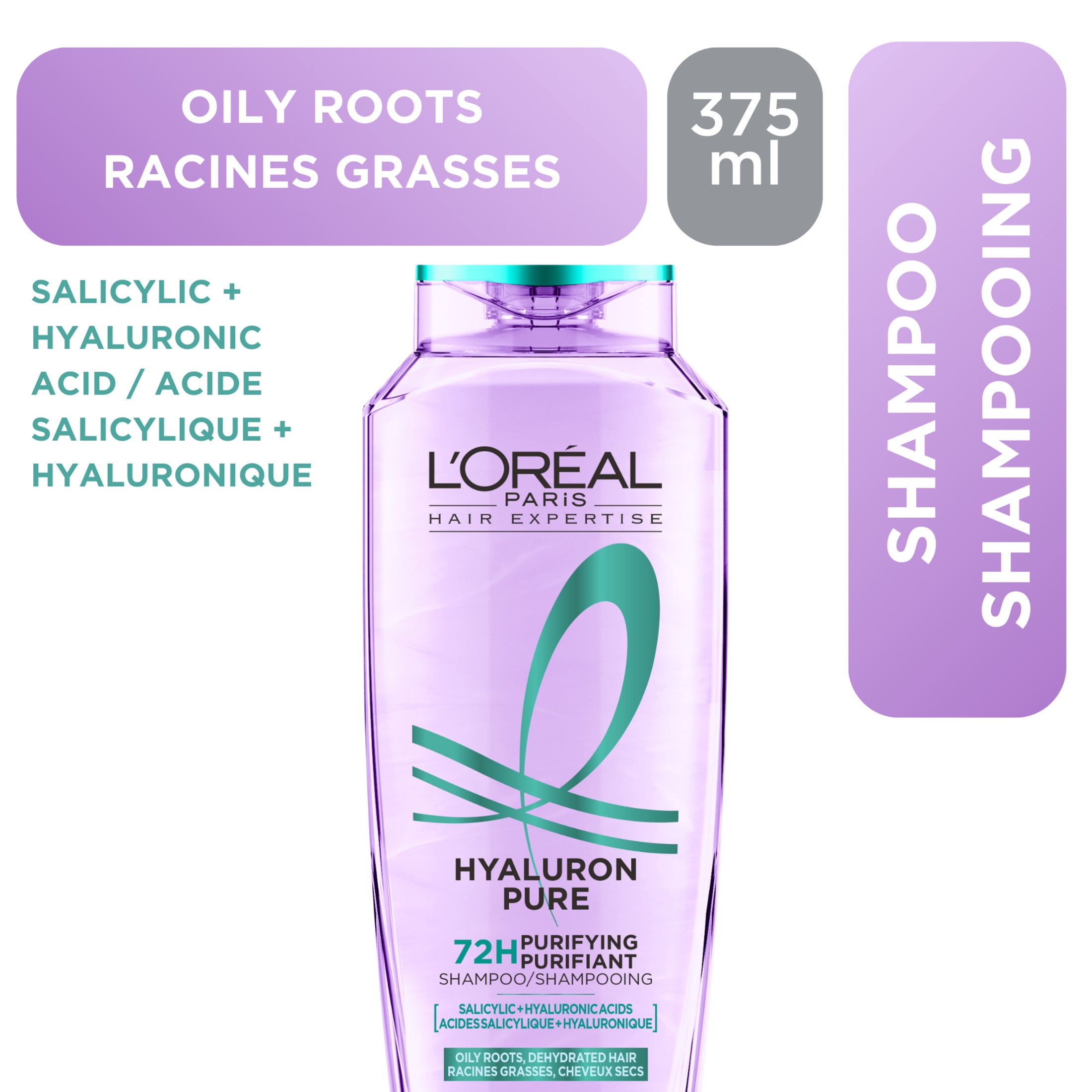 L'Oréal Paris Hyaluron Pure Purifying Shampoo 375 ml