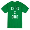thumbnail image 1 of Chips & Guac Graphic Men's Kelly Green T-shirt, 1 of 1