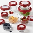thumbnail image 3 of Anchor Hocking  4 Piece Glass Food Storage Set with Red Truseal Lids, 3 of 3
