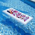 thumbnail image 4 of Inflatable Floating Row Swimming Pool Floating Bar Drinking Beach Cooler Mattre Table Beer Inflatable Tray F3E4 Mattress, 4 of 8
