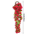thumbnail image 3 of KITTEHIGM Roses Hanging Flowers Artificial Decorations Silk Roses Faux Hanging Plants Faux Hanging Roses Hanging Artificial Flowers Summer, 3 of 6