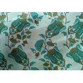 thumbnail image 4 of oneOone Cotton Silk Fabric Leaves|Floral & Paisley Block Printed Craft Fabric BTY 42 Inch Wide, 4 of 4