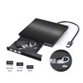 thumbnail image 4 of External CD DVD Drive Portable USB 3.0 CD/DVD Player With Type-C Converter ,Easy to Install, 4 of 6