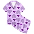 thumbnail image 3 of Ensembles de Pyjama pour Petites Filles Été Ensemble de Pyjama à Boutons pour Filles Ensemble de Pyjama Classique Pyjamas pour Garçons 4T 5T, 3 of 3