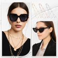 thumbnail image 4 of QualitChoice 3pcs Metal Beaded Glasses Chain Adjustable Fashionable Accessory For Women And Men Eyeglass Chain 5Set, 4 of 6