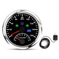 thumbnail image 2 of Compteur de Vitesse GPS avec Tachymètre 8000RPM IP67 Étanche 0-160 Mph Rétroéclairage Rouge pour Bateau VTT, 2 of 8