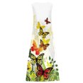 thumbnail image 3 of Innerwin Longues Robes Maxi à Imprimé Floral pour Femmes, Robe d'Été de Plage, Vacances, Sans Manches, Robe Débardeur Hawaïenne Style D 4TG, 3 of 4