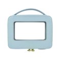 thumbnail image 1 of EGNMCR Makeup Bag,Travel Makeup Bag New Fashion Counter High End Handheld Makeup Case With High Appearance Value Travel Portable Window Opening Transparent PVC Makeup Bag creative creative, 1 of 3