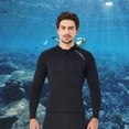 thumbnail image 3 of Hommes Femmes Veste Rapide Combinaison de Plongée Hauts Dos Dos Natation Plongée Natation Natation Surf Humide Surf Snorkeling Hommes G, 3 of 8
