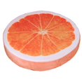 thumbnail image 1 of 3D Fruit Print Seat Cushion Soft Short Plush Pillow for Chair Orange,, 1 of 8