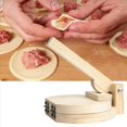 thumbnail image 2 of 2X Wood Tortilla Press Dumpling Skin Maker Presser Chapati Roti Taco Corn Maker Pressing Kitchen Gadget Accessories,2 x Pressing Tools, 2 of 6