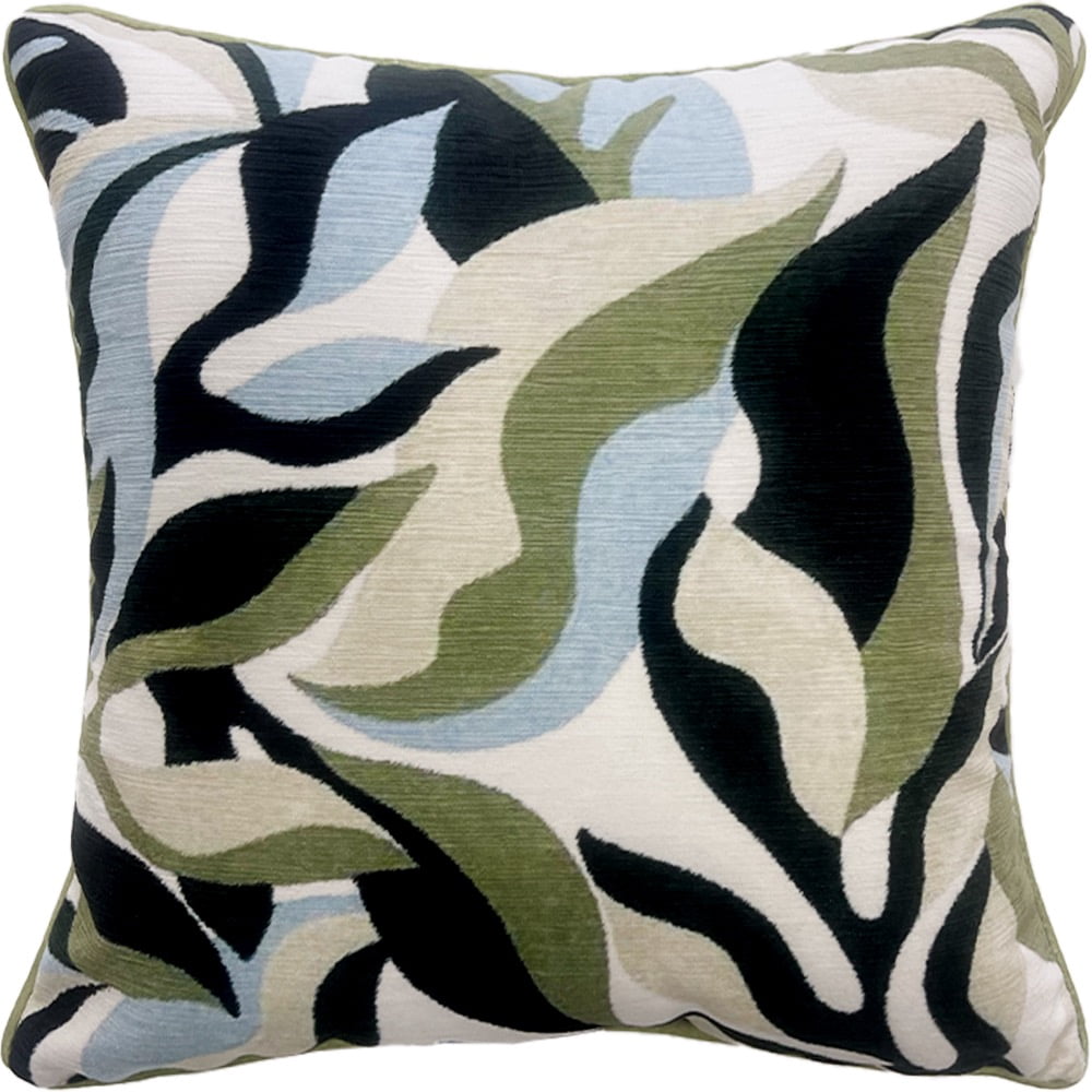 Housse de coussin décoratif Mainstays, abstraite, 18 x 18 po, Mirage vert