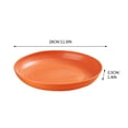 thumbnail image 3 of Fridja 11 inch Large Dinner Plates, Solid Color Antifall Round Plates, Unbreakable Dinner Plastic Vegetable Plates, Snack Plates Dining Table Bones Plates Garbage Plates Salad Plates, 3 of 3