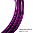 thumbnail image 4 of Aluminum Wire Thickness Bendable Wires Bike Easy to Use Durability Rust-proof Resilience Handy Installation Durability Rust-proof for Crafts DIY purple, 4 of 9