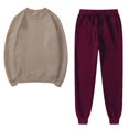 thumbnail image 1 of Besolor Ensembles 2 Pcs pour Femmes Survêtements Décontractés Chandail à Col Rond et Pantalon de Jogging Ensembles d'Entraînement Survêtements, 1 of 5