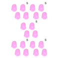 thumbnail image 1 of QualitChoice 4 Pcs Guitare Jouer Main Gauche Bout des Doigts Ukulélé Guitare Bout des Doigts Housse de Protection en Silicone Rose P 5Ensemble, 1 of 6