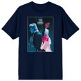 thumbnail image 1 of Lore Olympus Hades & Persephone Affiche Art Col Rond Manches Courtes T-shirt Homme Marine-Grand, 1 of 4