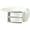White, variant on [Two belt package] vangelo Men Classic Dress Belt Black Size 30 Inch Fits Waist Length 28 to 30 Inch