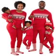 thumbnail image 1 of Pyjamas de Noël des Fêtes Assortis pour la Famille Ensemble de Pjs Jammies pour Couples Enfants Bébé, 1 of 7