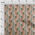 thumbnail image 2 of oneOone Viscose Chiffon Dusty Green Fabric Abstracts Craft Projects Decor Fabric Printed By The Yard 42 Inch Wide, 2 of 5