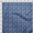 thumbnail image 4 of oneOone Silk Tabby Navy Blue Fabric Tropical Sewing Craft Projects Fabric Prints By Yard 42 Inch Wide, 4 of 4