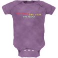 thumbnail image 1 of Little Hippie - One Love Purple Baby One Piece, 1 of 1