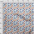 thumbnail image 3 of oneOone Rayon White Fabric Asian Japanese Koi Fish Sewing Craft Projects Fabric Prints By Yard 56 Inch Wide, 3 of 4
