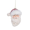 thumbnail image 1 of HOLIDAY TIME 6 Inch Santa Face Christmas Ornament, 80% Polyester 20% PP Hanging Tree Decoration, 1 of 5
