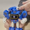 thumbnail image 2 of Transformers Cyberverse Action Attackers: Warrior Class Soundwave Action Figure Toy, 2 of 5