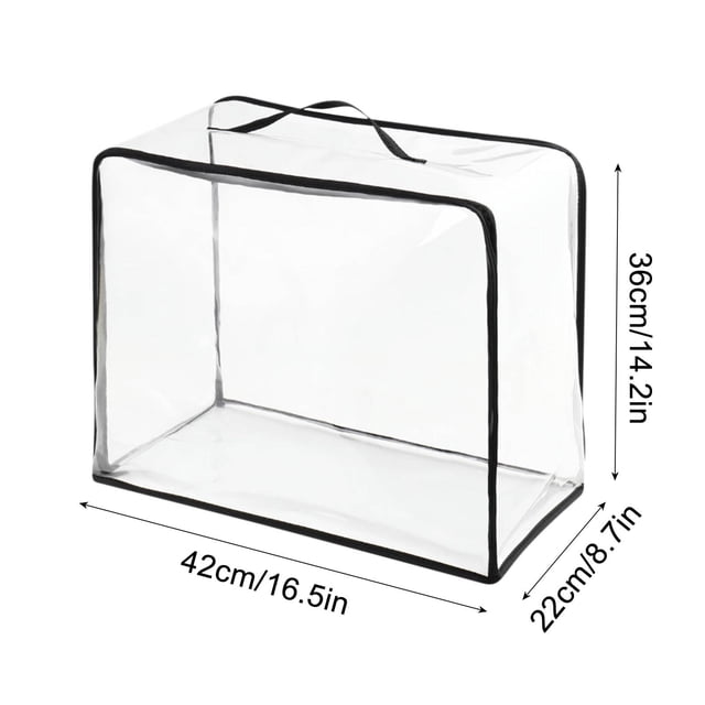 TopLLC Storage Bins Transparent Large Capacity Bag Storage Bag, Visual Bag Organizing Bag, Three-dimensional Storage Bag Storage Bags