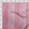 thumbnail image 3 of oneOone Rayon Pink Fabric Mix Block Pattern Fabric For Sewing Printed Craft Fabric By The Yard 56 Inch Wide, 3 of 4