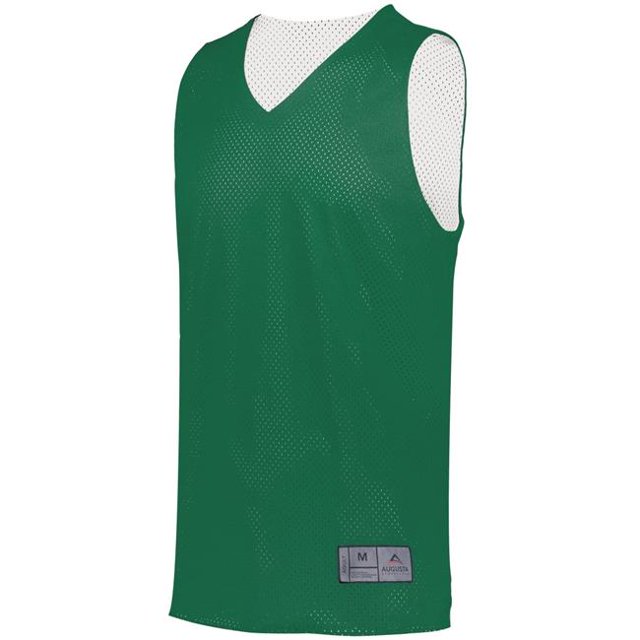 ASI 161.438.S Jersey Réversible en Maille Tricotée pour Adulte 2.0, Vert Foncé et Blanc - Petit