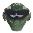 thumbnail image 2 of Masque Intégral Tactique Airsoft Pro avec Protection de Lunettes de Sécurité en Maille Métallique, 2 of 5